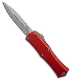 Microtech Hera II Mini Bayonet OTF Automatic Knife Red Aluminum (2.9" SW)