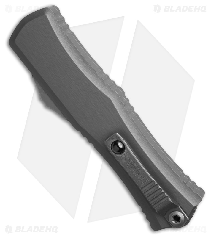 Microtech Hera II Mini Bayonet OTF Knife Natural Clear Aluminum (3" Apocalyptic)