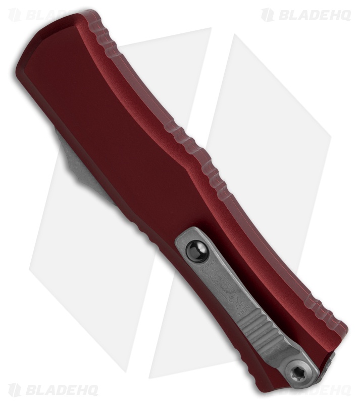 Microtech Hera II Mini D/E OTF Automatic Knife Merlot Aluminum (2.9" Apoc)