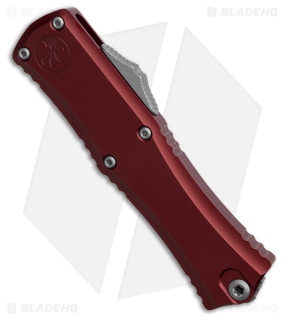 Microtech Hera II Mini D/E OTF Automatic Knife Merlot Aluminum (2.9" Apoc)