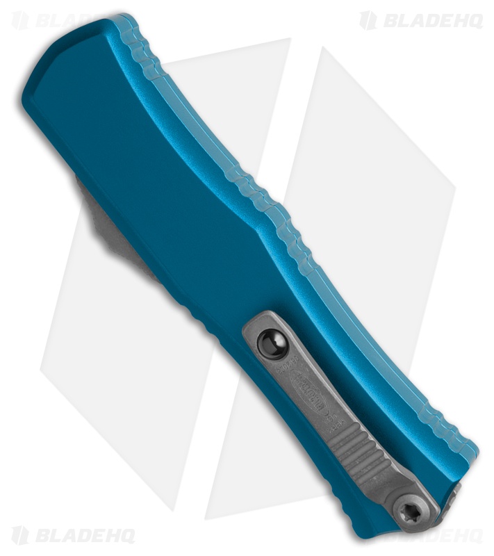 Microtech Hera II Mini S/E OTF Automatic Knife Blue Aluminum (3" Apocalyptic)