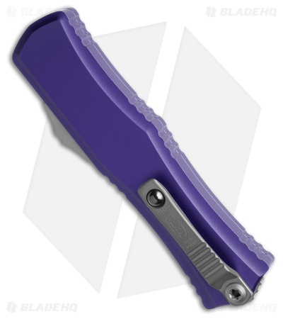 Microtech Hera II Mini S/E OTF Automatic Knife Purple Al (2.9" SW Serr)