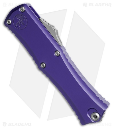 Microtech Hera II Mini S/E OTF Automatic Knife Purple Al (2.9" SW Serr)