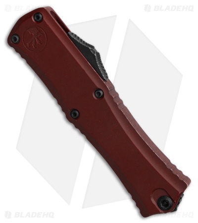 Microtech Hera II Mini S/E OTF Automatic Knife Weathered Crimson Al (2.9" Crims)