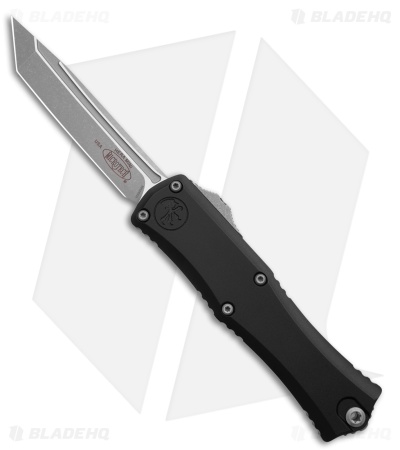 Microtech Hera II Mini T/E OTF Automatic Knife Black Aluminum (2.9" Apocalyptic)
