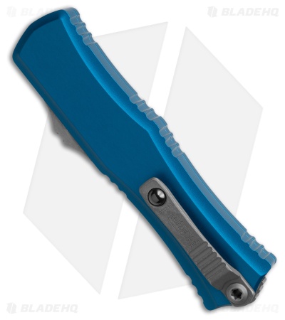 Microtech Hera II Mini T/E OTF Automatic Knife Blue Aluminum (2.9" Apocalyptic)
