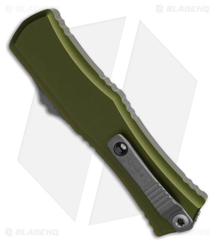 Microtech Hera II Mini T/E OTF Automatic Knife OD Green  Aluminum (2.9" APOC)