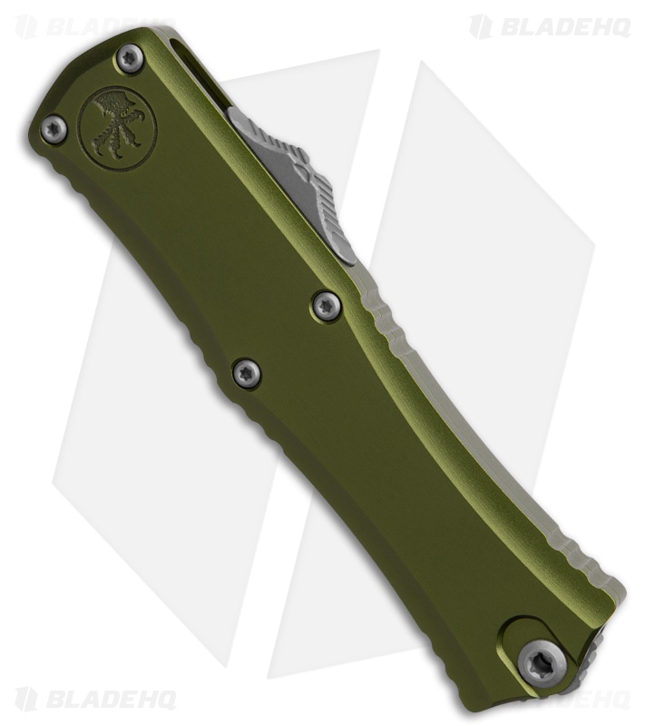 Microtech Hera II Mini T/E OTF Automatic Knife OD Green  Aluminum (2.9" APOC)