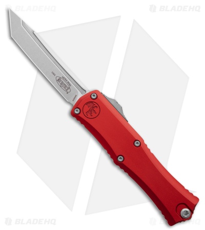 Microtech Hera II Mini T/E OTF Automatic Knife Red Aluminum (2.9" SW)