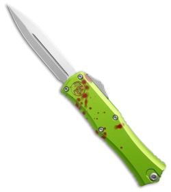 Microtech Hera II OTF Automatic Knife Zombie-Tech (4" Stonewash) 1702-10Z