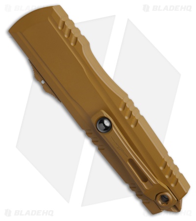 Microtech Luminary D/E OTF Knife Cerakote RAL-8000 (3.6" Cerakote Serr)