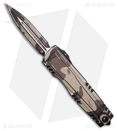 Microtech Luminary D/E OTF Knife Desert Camo Comic  (3.6" Desert Camo Comic)