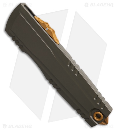 Microtech Luminary D/E OTF Knife Moss Green Aluminum (3.6" Moss Green )