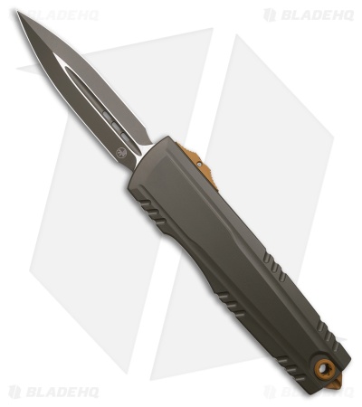 Microtech Luminary D/E OTF Knife Moss Green Aluminum (3.6" Moss Green )