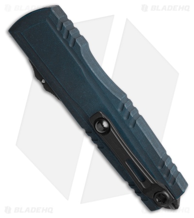 Microtech Luminary D/E OTF Knife Weathered Blue (3.6" Weathered Blue)
