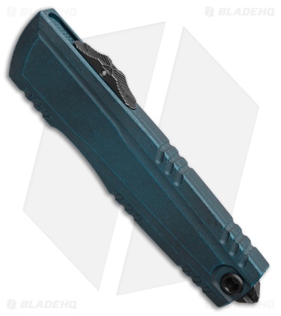 Microtech Luminary D/E OTF Knife Weathered Blue (3.6" Weathered Blue Serr)