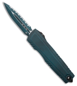 Microtech Luminary D/E OTF Knife Weathered Blue (3.6" Weathered Blue Serr)