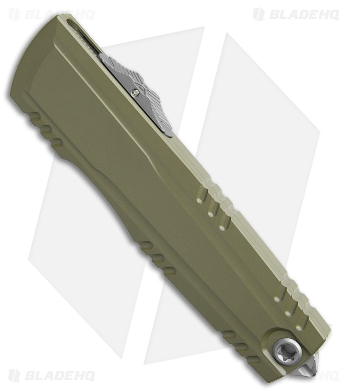 Microtech Luminary ZBP D/E OTF Knife Moss Green (3.6" Apocalyptic)