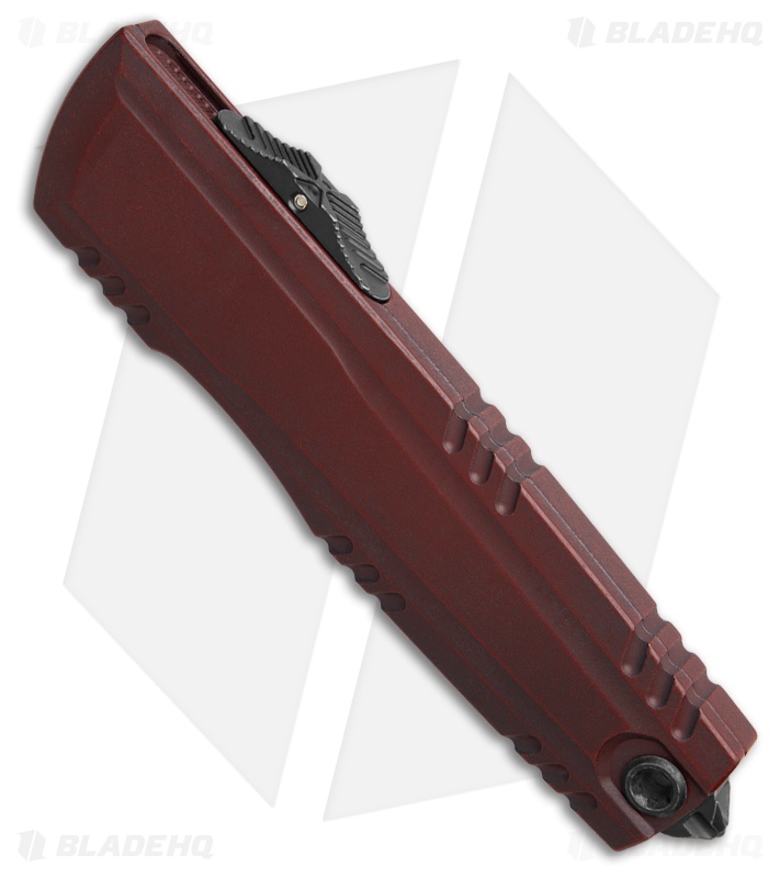 Microtech Luminary ZBP D/E OTF Knife Weathered Crimson (3.6" Weathered Crimson)