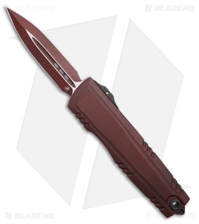 Microtech Luminary ZBP D/E OTF Knife Weathered Crimson (3.6" Weathered Crimson)