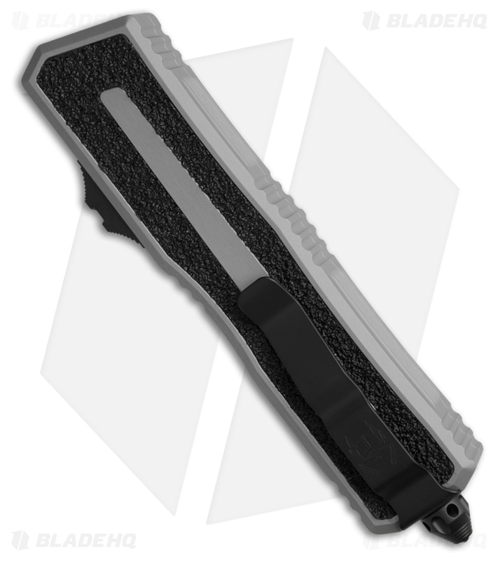 Microtech Scarab II Gen III D/E OTF Auto Knife Natural Clear Al (4" Black Serr)
