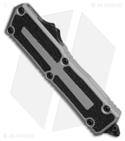 Microtech Scarab II Gen III D/E OTF Auto Knife Natural Clear Al (4" Black Serr)