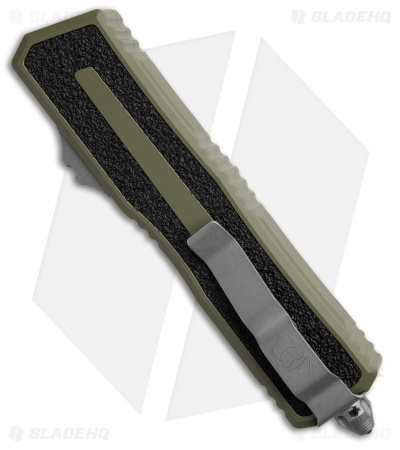 Microtech Scarab II Gen III D/E OTF Automatic Knife Moss Green Al (4" Green)