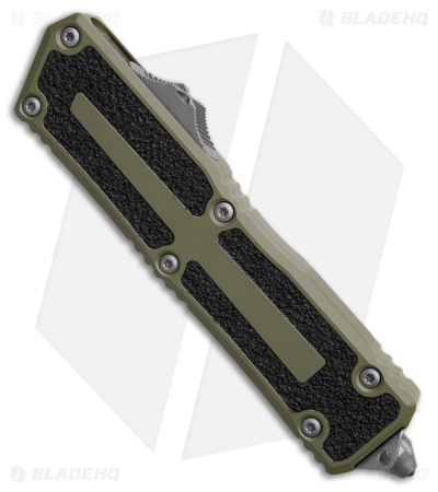 Microtech Scarab II Gen III D/E OTF Automatic Knife Moss Green Al (4" Green)