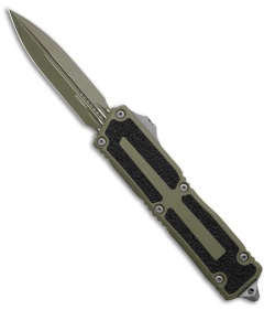 Microtech Scarab II Gen III D/E OTF Automatic Knife Moss Green Al (4" Green)