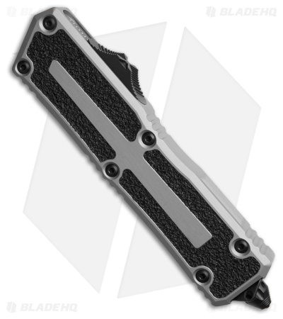 Microtech Scarab II Gen III D/E OTF Automatic Knife Natural Clear Al (4" Black)
