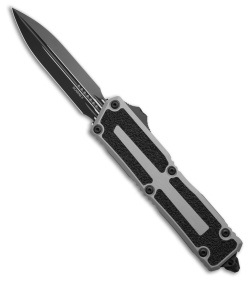 Microtech Scarab II Gen III D/E OTF Automatic Knife Natural Clear Al (4" Black)