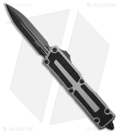 Microtech Scarab II Gen III D/E OTF Automatic Knife Natural Clear Al (4" Black)