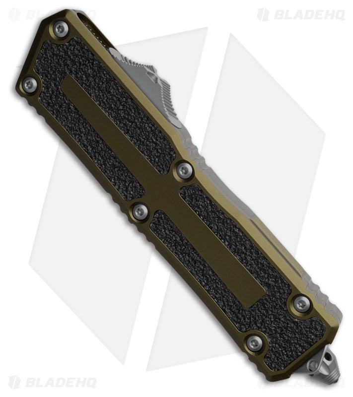 Microtech Scarab II Gen III D/E OTF Automatic Knife OD Green Aluminum (4" SW)