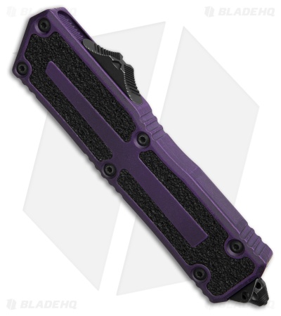 Microtech Scarab II Gen III D/E OTF Automatic Knife Weathered Purple (4" Purple)
