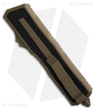 Microtech Scarab II Gen III D/E OTF Knife Dark Earth Tan Al (4" Cerakote)