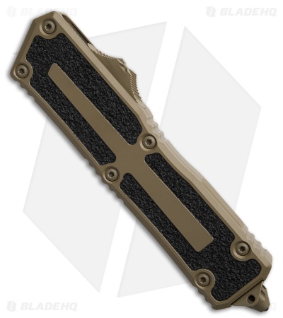 Microtech Scarab II Gen III D/E OTF Knife Dark Earth Tan Al (4" Cerakote)