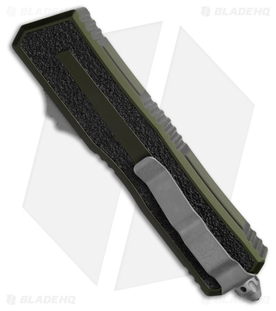 Microtech Scarab II Gen III D/E OTF Auto Knife OD Green Al (4" Apocalyptic)