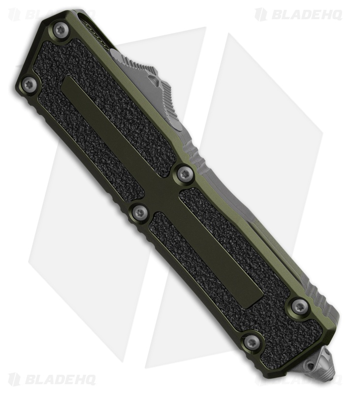 Microtech Scarab II Gen III D/E OTF Auto Knife OD Green Al (4" Apocalyptic)