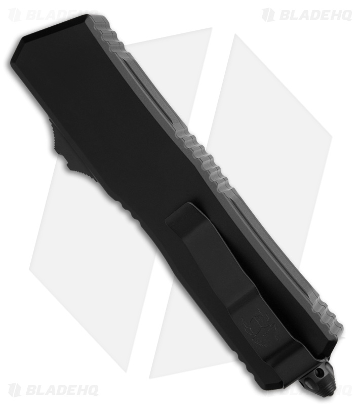 Microtech Scarab II Gen III Executive T/E OTF Knife Black Aluminum (4" Black)