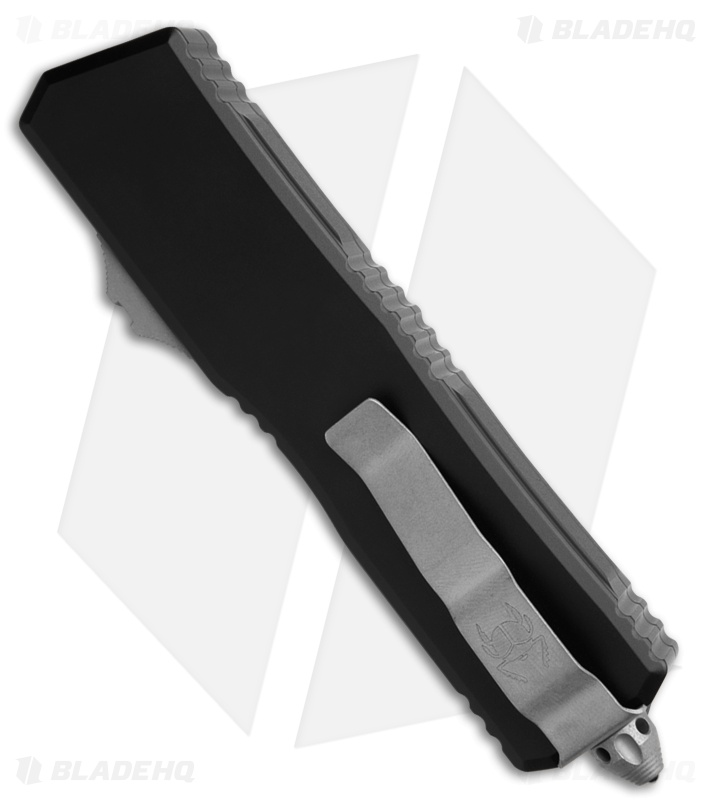 Microtech Scarab II Gen III Executive T/E OTF Knife Black Aluminum (4" Apoc)