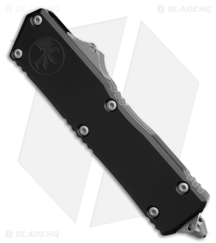 Microtech Scarab II Gen III Executive T/E OTF Knife Black Aluminum (4" Apoc)