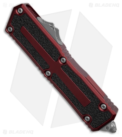 Microtech Scarab II Gen III S/E OTF Automatic Knife Merlot Al (4" Apoc)