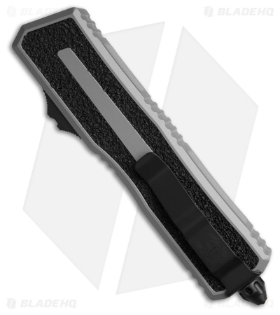 Microtech Scarab II T Gen III T/E Auto Knife Natural Clear Al (4" Black Serr)