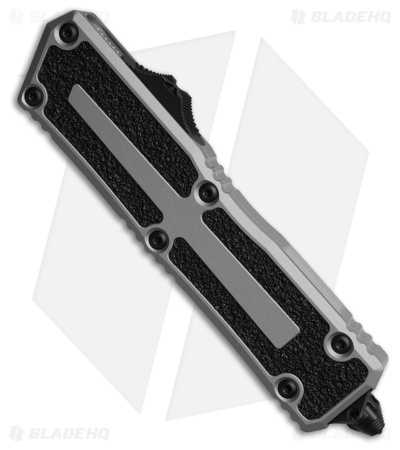 Microtech Scarab II T Gen III T/E Auto Knife Natural Clear Al (4" Black Serr)