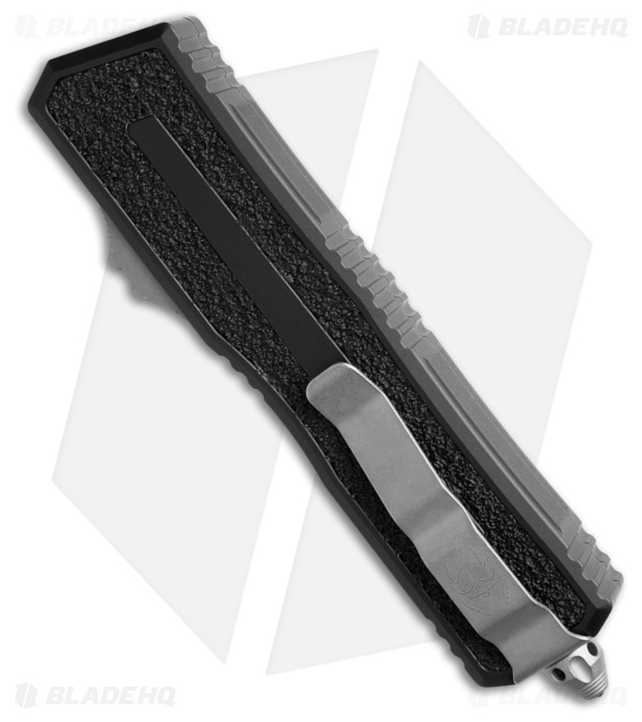 Microtech Scarab II Gen III T/E OTF Automatic Knife Black Al (4" Apoc Serr)