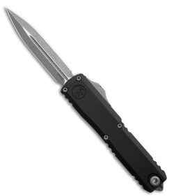 Microtech UTX-70 Gen IV D/E OTF Automatic Knife Black Aluminum (2.5" APOC)