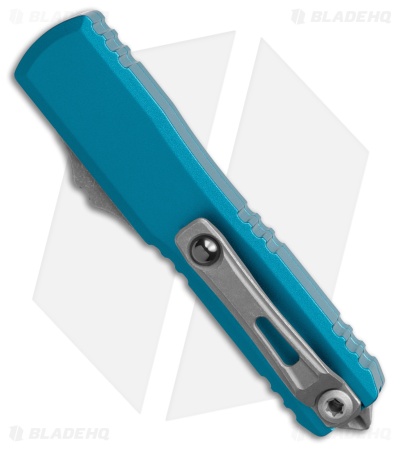 Microtech UTX-70 Gen IV D/E OTF Automatic Knife Blue Aluminum (2.5" Apocalyptic)