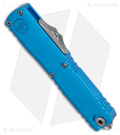 Microtech UTX-70 Gen IV D/E OTF Automatic Knife Blue Aluminum (2.5" SW)