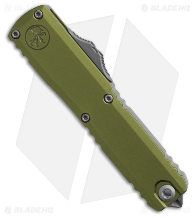 Microtech UTX-70 Gen IV D/E OTF Automatic Knife OD Green Aluminum (2.5" Apoc)