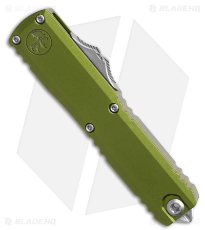 Microtech UTX-70 Gen IV D/E OTF Automatic Knife OD Green Aluminum (2.5" SW)